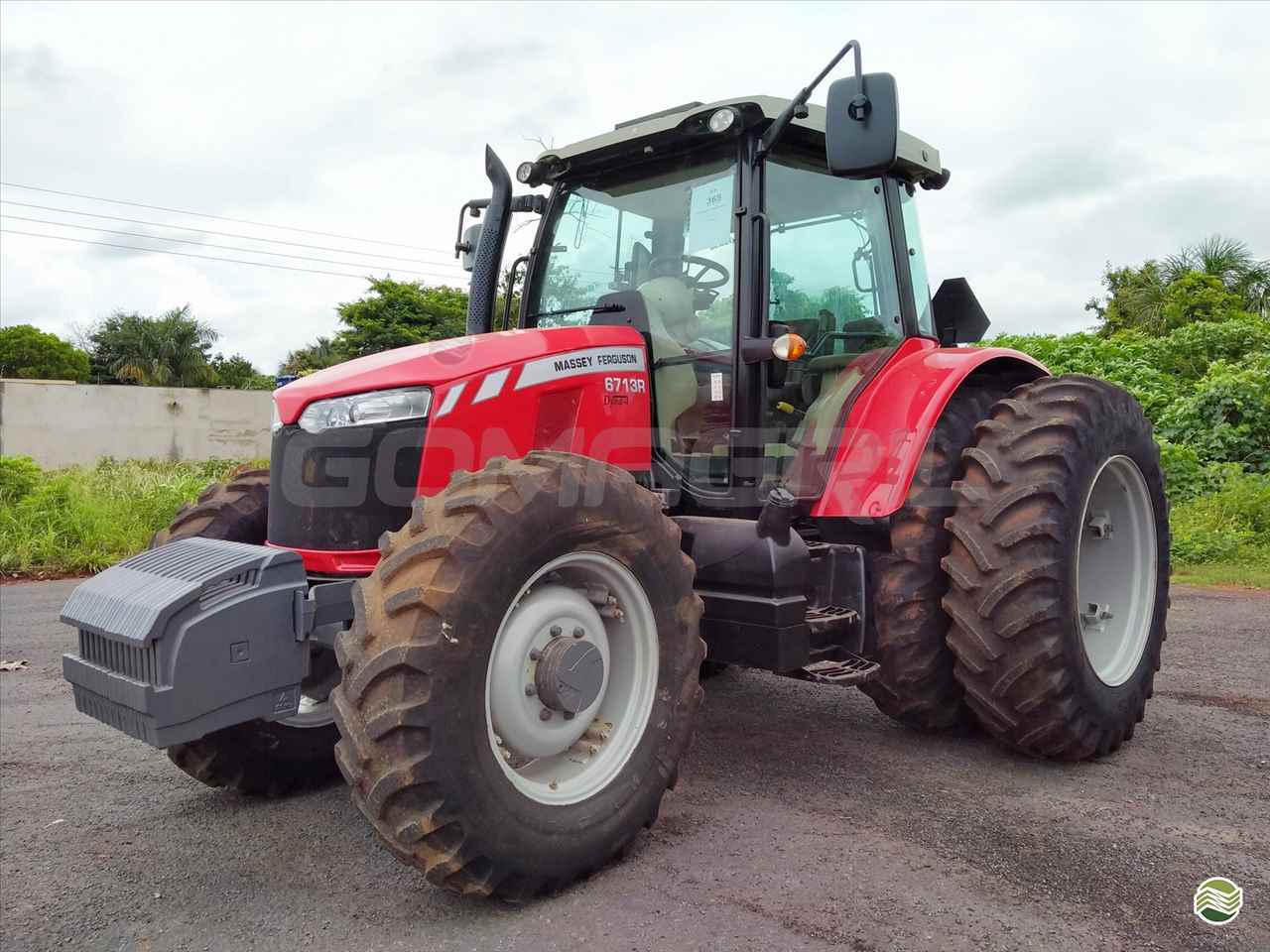 TRATOR MASSEY FERGUSON MF 6713 Tração 4x4 Gomagril Máquinas Agrícolas TANGARA DA SERRA MATO GROSSO MT